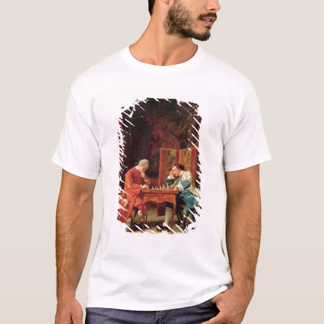 T-shirts Os jogadores de xadrez, 1856 (Frente)