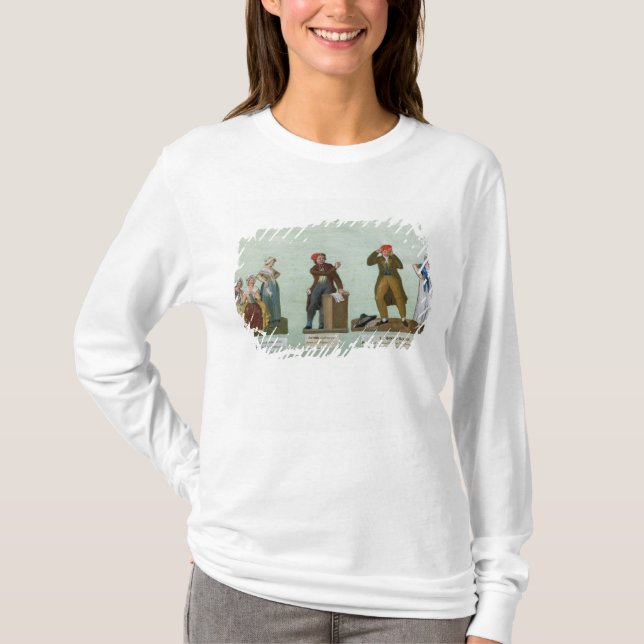 T-shirts Os Knitters de Jacobin (Frente)