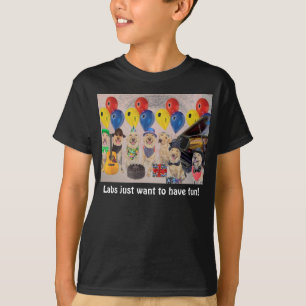 T-shirts Os laboratórios apenas querem ter o divertimento!