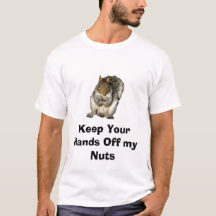 T-shirts os loucos quadrados 1,2, mantêm suas mãos fora d