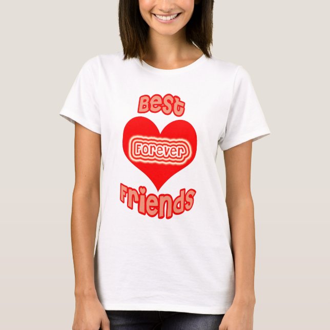 T-shirts Os melhores amigos para sempre (Frente)