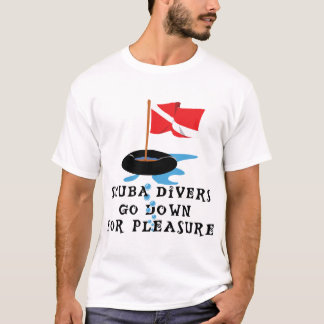 T-shirts Os mergulhadores de mergulhador vão para baixo