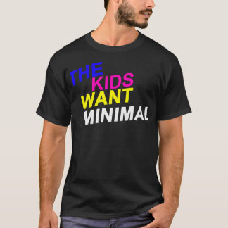 T-shirts Os miúdos querem o T mínimo