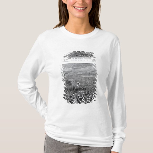 T-shirts Os motins em Belfast (Frente)