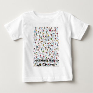T-shirts Os multi corações A7, avó têm tanto o amor