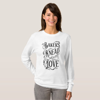 T-shirts Os padeiros amassam o amor - divertimento para