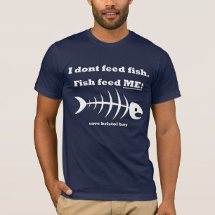 T-shirts Os peixes alimentam-me! - baía de Bristol das
