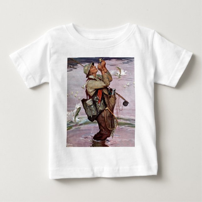 T-shirts Os peixes estão saltando (Frente)