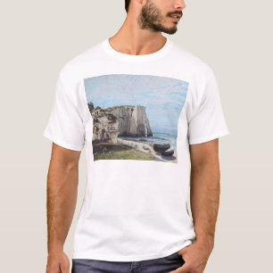 T-shirts Os penhascos em Etretat após a tempestade, 1870