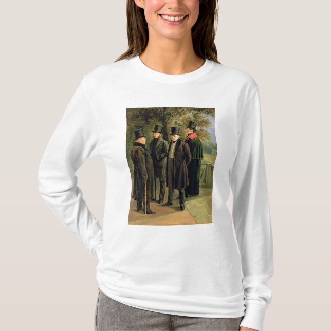 T-shirts Os poetas Aleksandr Pushkin (Frente)
