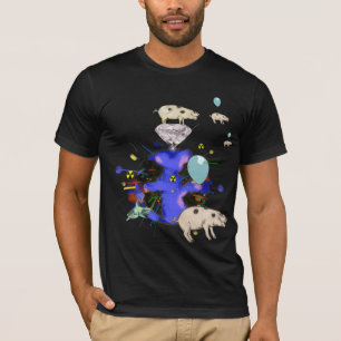 T-shirts os porcos escapam, explodindo o mundo