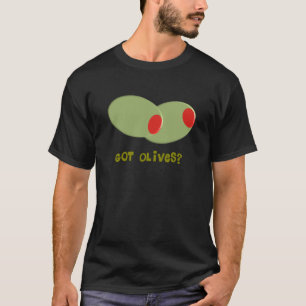 T-shirts Os presentes do design das azeitonas "obtiveram