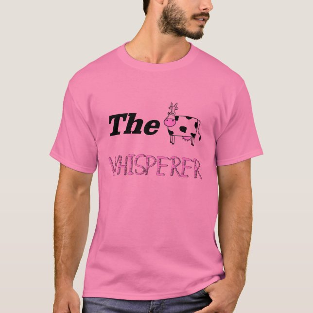 T-shirts Os presentes do Whisperer da vaca (Frente)