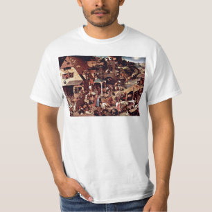 T-shirts Os provérbio holandeses por Bruegel D. Ä. Pieter