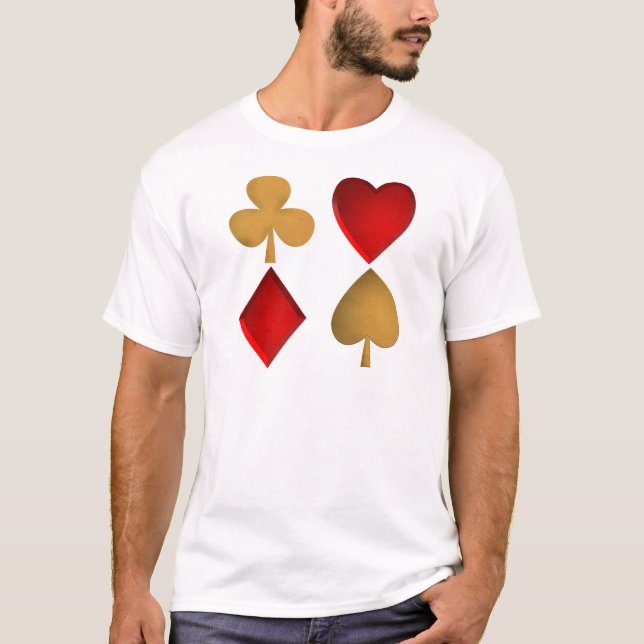T-shirts Os quatro naipes (Frente)