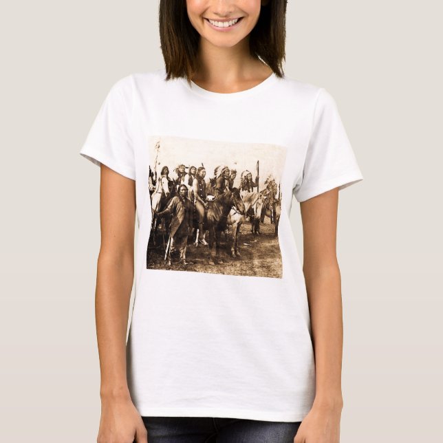 T-shirts Os Sioux poderosos (Frente)