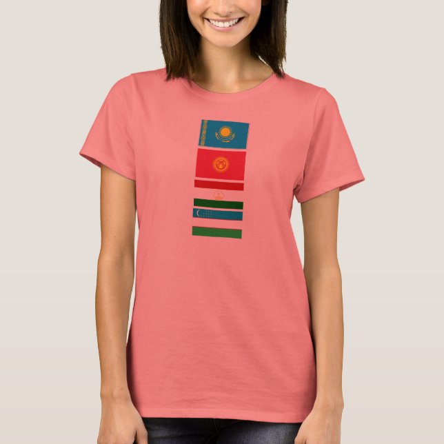 T-shirts Os "Stans of Central Asia (Frente)