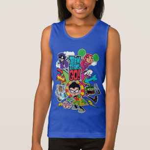T-shirts Os titã adolescentes vão! gráfico da seta da