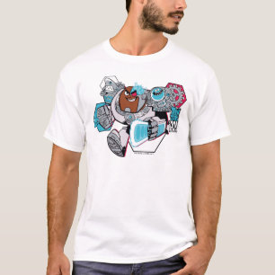 T-shirts Os titã adolescentes vão! gráfico do arsenal do