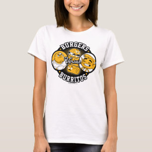 T-shirts Os titã adolescentes vão! hamburgueres de cont