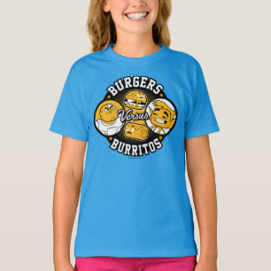 T-shirts Os titã adolescentes vão! hamburgueres de cont
