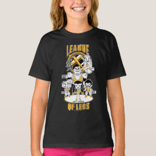 T-shirts Os titã adolescentes vão! liga de   dos pés