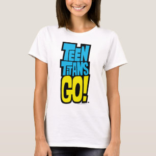 T-shirts Os titã adolescentes vão! logotipo de