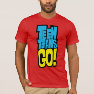 T-shirts Os titã adolescentes vão! logotipo de