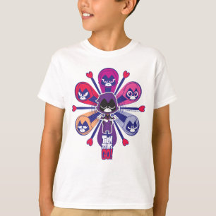 T-shirts Os titã adolescentes vão! O Emoticlones do corvo