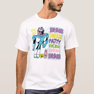 T-shirts Os titã adolescentes vão! rap do hamburguer do