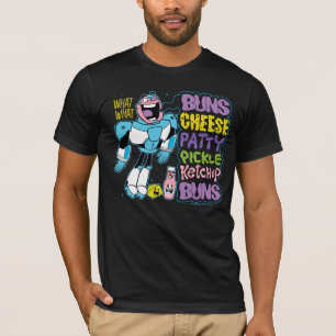 T-shirts Os titã adolescentes vão! rap do hamburguer do