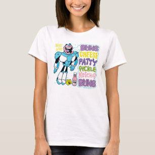 T-shirts Os titã adolescentes vão! rap do hamburguer do