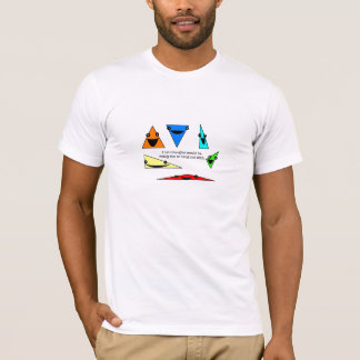 T-shirts Os triângulos são divertimento!