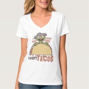 T-shirts Oscar Eu Odeio Tudo Exceto Tacos