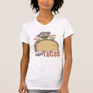 T-shirts Oscar Eu Odeio Tudo Exceto Tacos