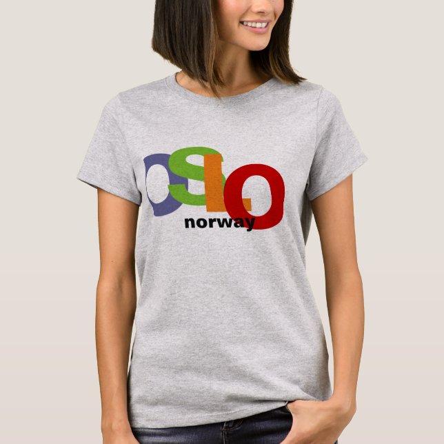 T-SHIRTS OSLO NORWAY (Frente)