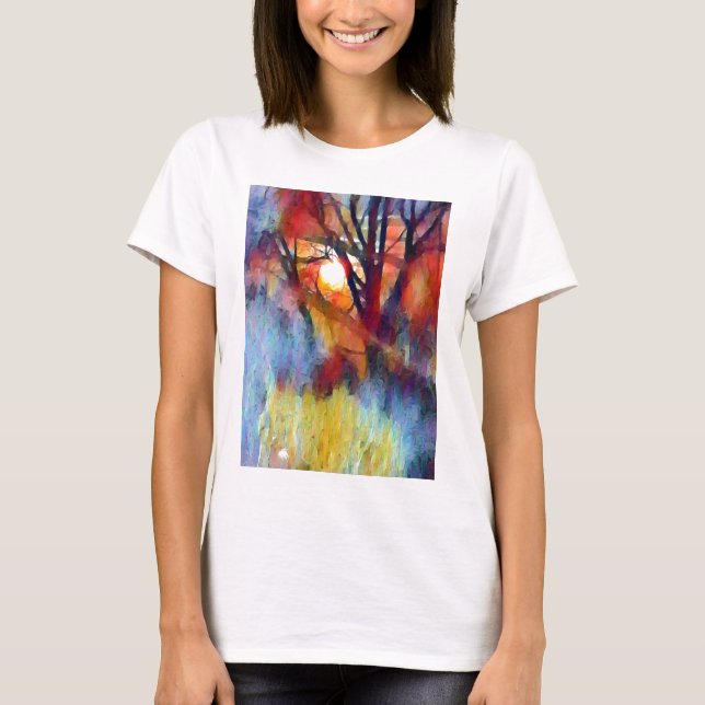 T-shirts Ostara Moonrise (Frente)
