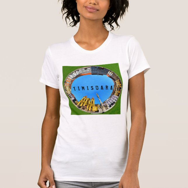 T-shirts Otimoara cidade romênia Union Square (Frente)