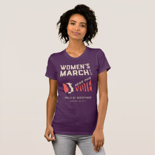 T-shirts Ouça nosso voto - evento do março SLO das mulher