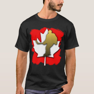 T-shirts Ouro do hóquei de Canadá
