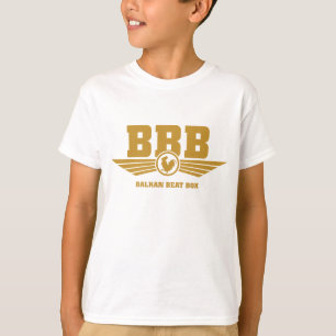 T-shirts Ouro do logotipo de BBB