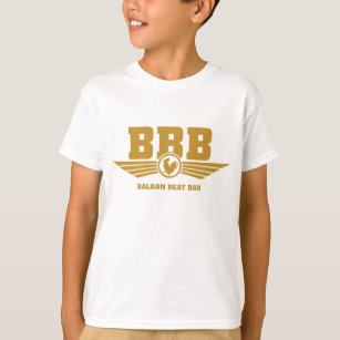 T-shirts Ouro do logotipo de BBB