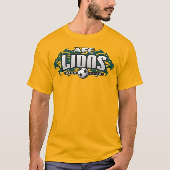 T-shirts Ouro dos leões do AFC (nenhum #) (Frente)
