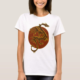 T-shirts Ouro Dragon Sun