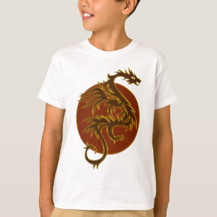 T-shirts Ouro Dragon Sun