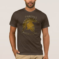 Ouro grego Trojan do bronze do guerreiro da