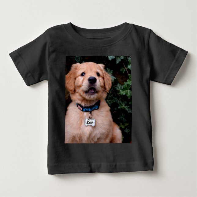 T-shirts Ouro Retriever Puppy (Frente)