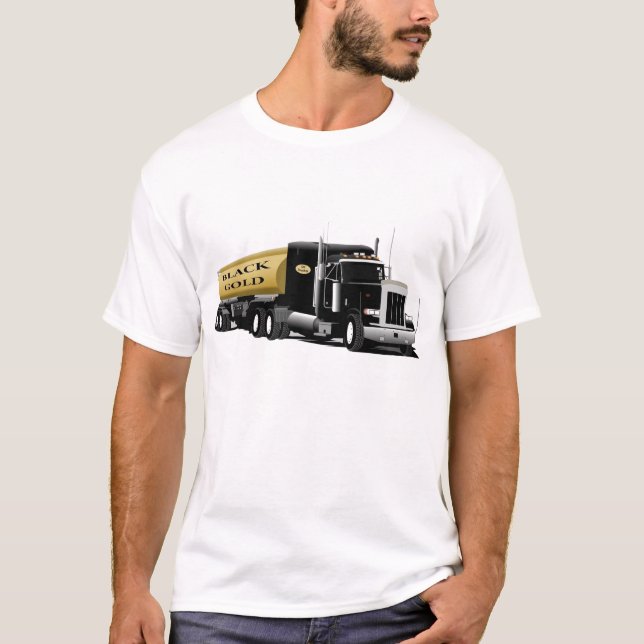 T-shirts Ouro semi preto (Frente)