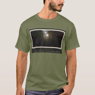 T-shirts Ouro Sunrise da Floresta de inverno Ed