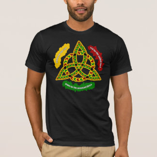 T-shirts Ouro, Vermelho e Verde